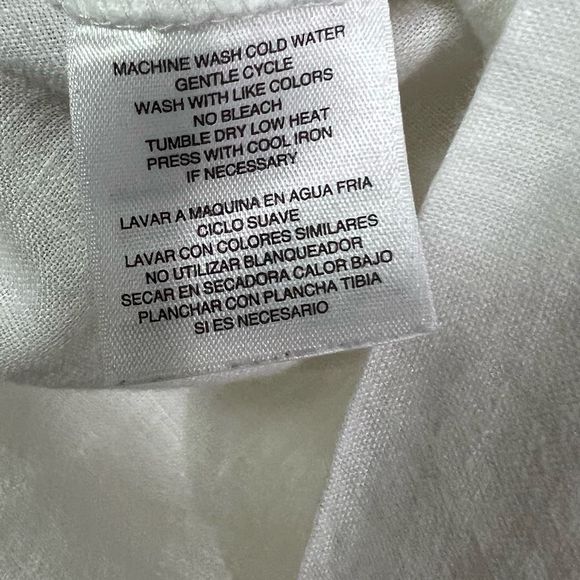 Jones New York White Tunic with Black Trim Size Medium - Picture 8 of 10